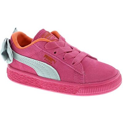 367320_11 PUMA Suede Bow Ac Inf Sneaker dziewczęce buty typu sneaker, fioletowy Fioletowy fuksja purpurowy Nasturtium 11-22 EU 367320_11 PUMA Suede Bow Ac Inf Sneaker dziewczęce buty typu sneaker, fioletowy Fioletowy fuksja purpurowy Nasturtium 11-22 EU
