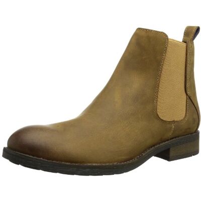 EM56816136 Hilfiger Denim Męskie buty Darren 1A Chelsea Boots, brązowy Braun Cuoio 671-44 EU EM56816136 Hilfiger Denim Męskie buty Darren 1A Chelsea Boots, brązowy Braun Cuoio 671-44 EU