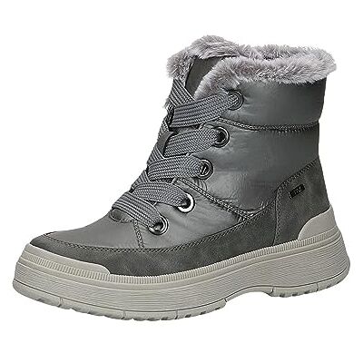 9-26213-41 CAPRICE Damskie buty zimowe sznurowane, Airmotion, wodoodporne, z zamkiem błyskawicznym, szerokość G, wegańskie, Soft Grey Uni, 40.5 EU 9-26213-41 CAPRICE Damskie buty zimowe sznurowane, Airmotion, wodoodporne, z zamkiem błyskawicznym, szerokość G, wegańskie, Soft Grey Uni, 40.5 EU