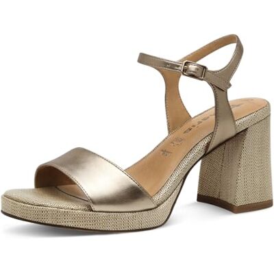 21549809 Tamaris Damskie sandały na obcasie damskie 1-28342-44, Grzebień Bronce, 40 EU 21549809 Tamaris Damskie sandały na obcasie damskie 1-28342-44, Grzebień Bronce, 40 EU