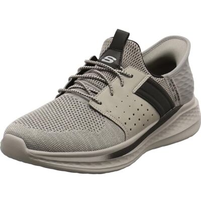 210811 skechers Męskie Sneakersy szary SKECHERS- GRY 210811 skechers Męskie Sneakersy szary SKECHERS- GRY
