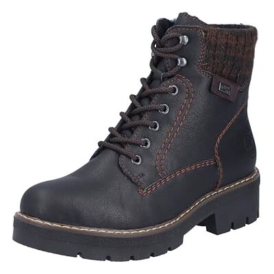 Y8130-00 Rieker Damskie buty sznurowane Y8130, czarne, rozmiar 36 EU, czarny, 36 EU Y8130-00 Rieker Damskie buty sznurowane Y8130, czarne, rozmiar 36 EU, czarny, 36 EU