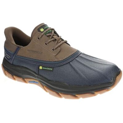 256002 Skechers Męski x John Deere RESPECTED TANZIER, Granatowe skórzane wykończenie Duraleather Tan, 46 EU 256002 Skechers Męski x John Deere RESPECTED TANZIER, Granatowe skórzane wykończenie Duraleather Tan, 46 EU