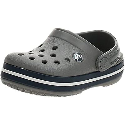 207005-05H-C4 Crocs Crocband Clog T Uniseks dzieci Chodaki , Smoke/Navy, 19/20 EU 207005-05H-C4 Crocs Crocband Clog T Uniseks dzieci Chodaki , Smoke/Navy, 19/20 EU