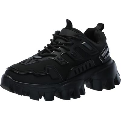 PONC02M1 Steve Madden Ponce Męskie sneakersy, Czarny, 10.5 PONC02M1 Steve Madden Ponce Męskie sneakersy, Czarny, 10.5