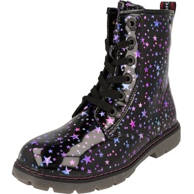 4270160031 Tom Tailor Kids Modne kozaki, Black-Multi, 35 EU, czarny Multi, 35 EU 4270160031 Tom Tailor Kids Modne kozaki, Black-Multi, 35 EU, czarny Multi, 35 EU