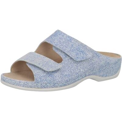 01002-318 Berkemann Daria Mule damskie, Niebieski brokat, 41 EU 01002-318 Berkemann Daria Mule damskie, Niebieski brokat, 41 EU