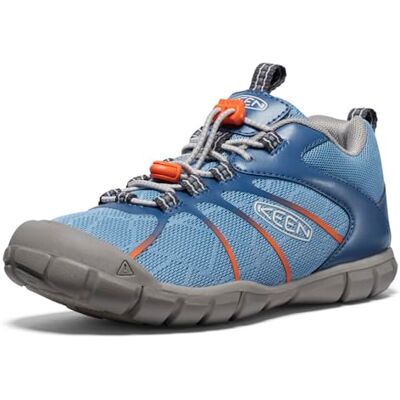 1028568 KEEN Unisex dziecięce trampki Chandler 2 CNX, Vintage Indigo Safety pomarańczowy, 9 UK Child 1028568 KEEN Unisex dziecięce trampki Chandler 2 CNX, Vintage Indigo Safety pomarańczowy, 9 UK Child