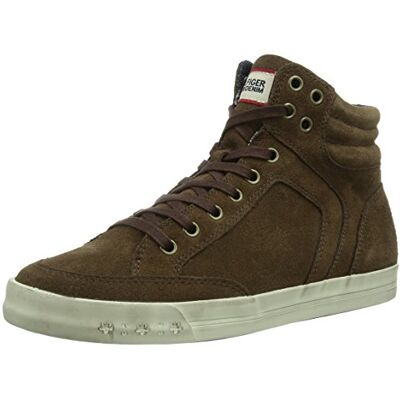 EN56818041 Hilfiger Denim RORY 6B damskie wysokie buty typu sneakers, brązowy Braun Coffee 211-42 EU EN56818041 Hilfiger Denim RORY 6B damskie wysokie buty typu sneakers, brązowy Braun Coffee 211-42 EU