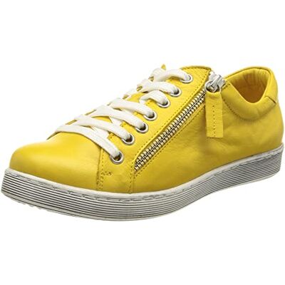0346839 Andrea Conti Damskie buty typu sneakers, żółty, 35 EU 0346839 Andrea Conti Damskie buty typu sneakers, żółty, 35 EU