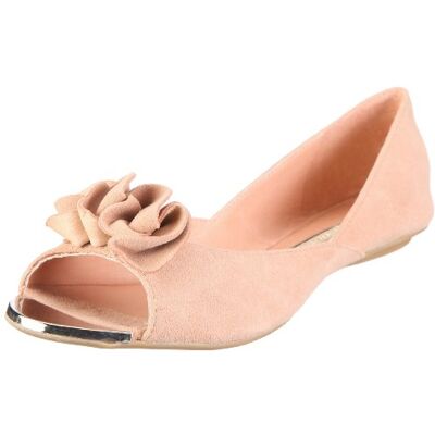 116700 Buffalo London Damskie baleriny 210-4184 KID SUEDE BEIGE 01, różowy Różowa róża 01-38 EU 116700 Buffalo London Damskie baleriny 210-4184 KID SUEDE BEIGE 01, różowy Różowa róża 01-38 EU