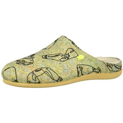 64631-P HOT POTATOES Damskie kapcie Lungau, gris, 38 EU 64631-P HOT POTATOES Damskie kapcie Lungau, gris, 38 EU