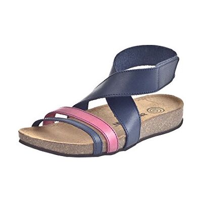710689_Ozean/Fuchsia Dr. Brinkmann 710689 klapki damskie, niebieski ocean fuksja, 36 EU 710689_Ozean/Fuchsia Dr. Brinkmann 710689 klapki damskie, niebieski ocean fuksja, 36 EU