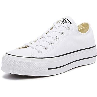 560251C-102-10 M US Converse Chuck Taylor All Star Lift Sneakersy damskie, Biały/Czarny/Biały, 42 EU 560251C-102-10 M US Converse Chuck Taylor All Star Lift Sneakersy damskie, Biały/Czarny/Biały, 42 EU