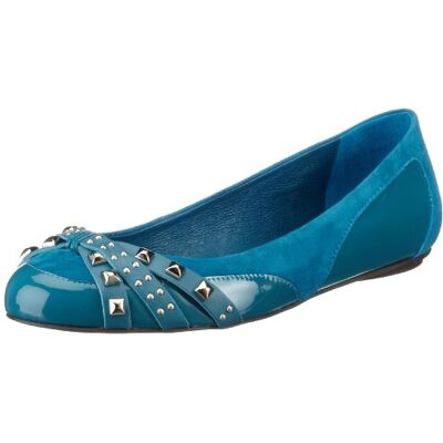 Buffalo 16499-667 Pat soft suede nappa, baleriny damskie, turkusowy Turquoise16-40 EU Buffalo 16499-667 Pat soft suede nappa, baleriny damskie, turkusowy Turquoise16-40 EU