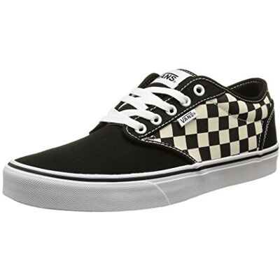V15GIPD_Checkers/Black/Natural Vans Męskie buty sportowe Atwood, wielokolorowa Wielokolorowy Checkers Black Natural 44 EU V15GIPD_Checkers/Black/Natural Vans Męskie buty sportowe Atwood, wielokolorowa Wielokolorowy Checkers Black Natural 44 EU