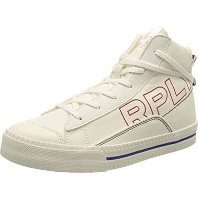 GBV25 .000.C0002T Replay Sneakersy chłopięce Snap Jr Mid, 041 Off White, 35.5 EU GBV25 .000.C0002T Replay Sneakersy chłopięce Snap Jr Mid, 041 Off White, 35.5 EU