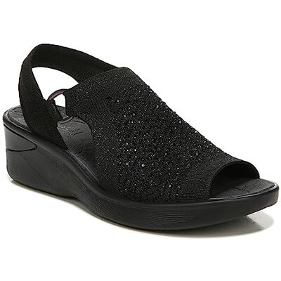 I1553F1001 BZees Damskie sandały na koturnie Star Bright Slingback, Czarny, 40.5 EU I1553F1001 BZees Damskie sandały na koturnie Star Bright Slingback, Czarny, 40.5 EU