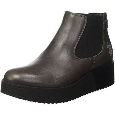 WANNA4143W7/L1_DKGR U.S.POLO ASSN. Damskie buty Sapphire Leather Chelsea Boots, szary Grau Dark Grey Dkgr 37 EU WANNA4143W7/L1_DKGR U.S.POLO ASSN. Damskie buty Sapphire Leather Chelsea Boots, szary Grau Dark Grey Dkgr 37 EU