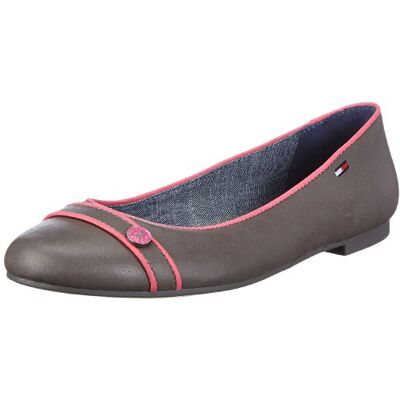 EN56815418 Hilfiger Denim Damskie baleriny 15, brązowy Braun Dark Stone 480-39 eu EN56815418 Hilfiger Denim Damskie baleriny 15, brązowy Braun Dark Stone 480-39 eu