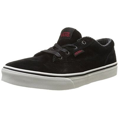 VVO4DZK Vans Atwood, niskie trampki dziecięce, uniseks, Czarny czarny szary, 35 EU VVO4DZK Vans Atwood, niskie trampki dziecięce, uniseks, Czarny czarny szary, 35 EU