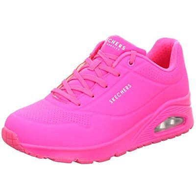 73667 Skechers Uno Night Shades Sneakersy Kobiety, Pink Hot Pink Durabuck Htpk, 39.5 EU 73667 Skechers Uno Night Shades Sneakersy Kobiety, Pink Hot Pink Durabuck Htpk, 39.5 EU