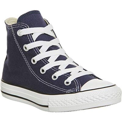 3J233KCON13 Converse Dziecięce buty sportowe Chuck Taylor Classic, uniseks dla dzieci All Star płócienne wysokie tenisówki Granatowo-biały 13 UK Child 3J233KCON13 Converse Dziecięce buty sportowe Chuck Taylor Classic, uniseks dla dzieci All Star płócienne wysokie tenisówki Granatowo-biały 13 UK Child