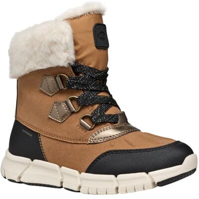 J46APA0AU50 Geox Dziewczęce buty śniegowe J Flexyper B Ab, Czarna whisky, 0 UK J46APA0AU50 Geox Dziewczęce buty śniegowe J Flexyper B Ab, Czarna whisky, 0 UK