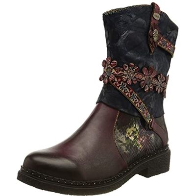 IDCITEO 13 Laura Vita Damskie buty Ankle Boot, purpurowy fioletowy 36 EU IDCITEO 13 Laura Vita Damskie buty Ankle Boot, purpurowy fioletowy 36 EU