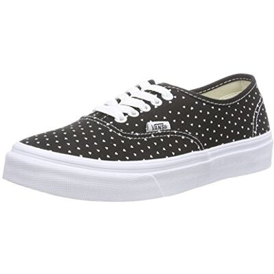 VXG6GJF_(Micro Hearts) black/true white Vans Authentic Slim damskie buty typu sneakers, czarny Czarne Micro Hearts Black True White 40.5 EU VXG6GJF_(Micro Hearts) black/true white Vans Authentic Slim damskie buty typu sneakers, czarny Czarne Micro Hearts Black True White 40.5 EU