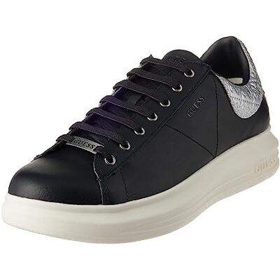 FM6VIB-LEA12-BLASI Guess Vibo, Męskie trampki, czarny srebrny, 43 EU FM6VIB-LEA12-BLASI Guess Vibo, Męskie trampki, czarny srebrny, 43 EU