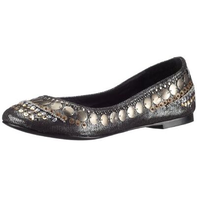 Buffalo 209-4063 printed imi suede, baleriny damskie, czarny Czarny Black01-37 eu Buffalo 209-4063 printed imi suede, baleriny damskie, czarny Czarny Black01-37 eu