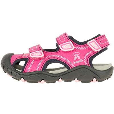 HK9042-650-9 M US Toddler Kamik Seaturtle2 sandały dziewczęce zamknięte, różowy Pink Pink Pin 26 EU HK9042-650-9 M US Toddler Kamik Seaturtle2 sandały dziewczęce zamknięte, różowy Pink Pink Pin 26 EU