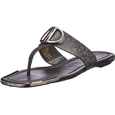 K1241482-BLK DKNY Damskie klapki Halcott, czarne, 36 EU K1241482-BLK DKNY Damskie klapki Halcott, czarne, 36 EU