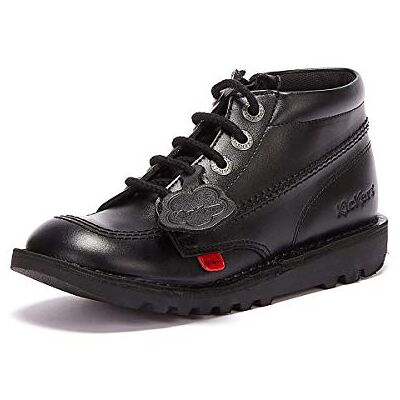 115825 Kickers Kick Hi Zip buty szkolne, czarny, 33 EU 115825 Kickers Kick Hi Zip buty szkolne, czarny, 33 EU