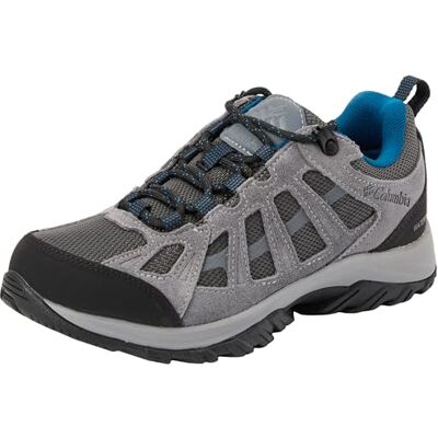 1940591 Columbia Mężczyźni Redmond 3 WP Buty trekkingowe i turystyczne z niskim stanem, Shark/Phoenix Blue 2024, 49 EU 1940591 Columbia Mężczyźni Redmond 3 WP Buty trekkingowe i turystyczne z niskim stanem, Shark/Phoenix Blue 2024, 49 EU