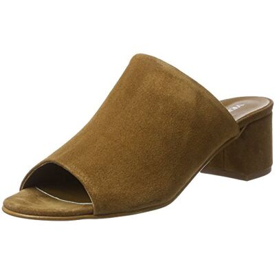 10174619_Cognac Vero Moda Vmsila Leather Mule sandały damskie, brązowy Br?zowy koniak 37 eu 10174619_Cognac Vero Moda Vmsila Leather Mule sandały damskie, brązowy Br?zowy koniak 37 eu