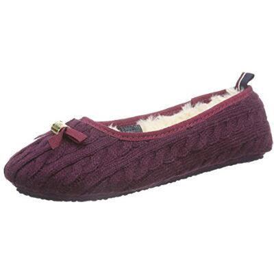 FW56820651_FIG/FRAMBOISE 211 Tommy Hilfiger S1285UN 4D damskie płaskie kapcie domowe, czerwony Czerwony Fig Framboise 211-35/36 EU FW56820651_FIG/FRAMBOISE 211 Tommy Hilfiger S1285UN 4D damskie płaskie kapcie domowe, czerwony Czerwony Fig Framboise 211-35/36 EU