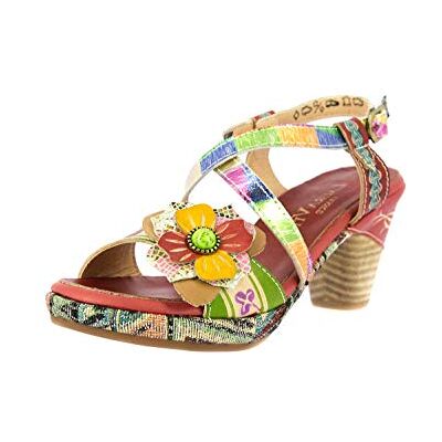 0002501_Rouge Laura Vita Damskie sandały Beclforto 01 Peeptoe, czerwony Czerwony róż. 42 EU 0002501_Rouge Laura Vita Damskie sandały Beclforto 01 Peeptoe, czerwony Czerwony róż. 42 EU