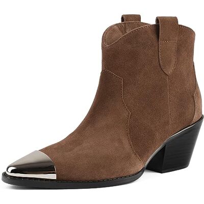 B_MANS_BROWN_37 L37 HANDMADE SHOES Damskie botki zamszowe I ręcznie wykonane buty I wyjątkowy styl I Manhattan Skyline Ankle Boot, brązowy, 37 EU B_MANS_BROWN_37 L37 HANDMADE SHOES Damskie botki zamszowe I ręcznie wykonane buty I wyjątkowy styl I Manhattan Skyline Ankle Boot, brązowy, 37 EU