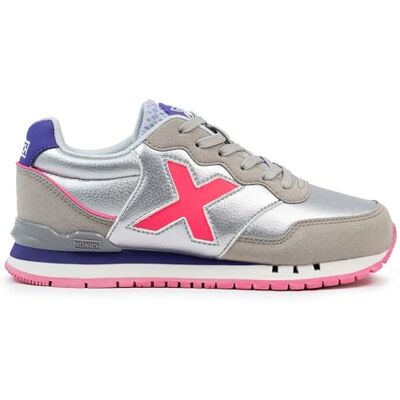 1690169 MUNICH Dash Kid 169, trampki, srebro, 33 EU, Srebrny, 33 EU 1690169 MUNICH Dash Kid 169, trampki, srebro, 33 EU, Srebrny, 33 EU
