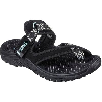 40798-17-12 M US Skechers Damskie sandały sportowe Reggae-Irie Mon, Czarny, 42 EU 40798-17-12 M US Skechers Damskie sandały sportowe Reggae-Irie Mon, Czarny, 42 EU