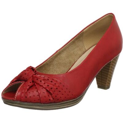0595442 Andrea Conti Peep-Toe damskie, czerwony Czerwony czerwony 021-35 EU 0595442 Andrea Conti Peep-Toe damskie, czerwony Czerwony czerwony 021-35 EU