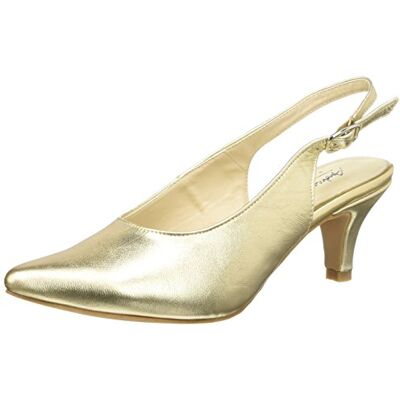 1009375_gold 095 Andrea Conti 1009375 Slingback damski, złoto Gold Gold 095-35 EU 1009375_gold 095 Andrea Conti 1009375 Slingback damski, złoto Gold Gold 095-35 EU