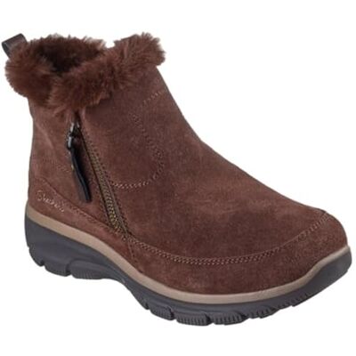 167862-CHOC Skechers Damskie botki Easy Going Cool Zip, Czekolada, 37 EU 167862-CHOC Skechers Damskie botki Easy Going Cool Zip, Czekolada, 37 EU