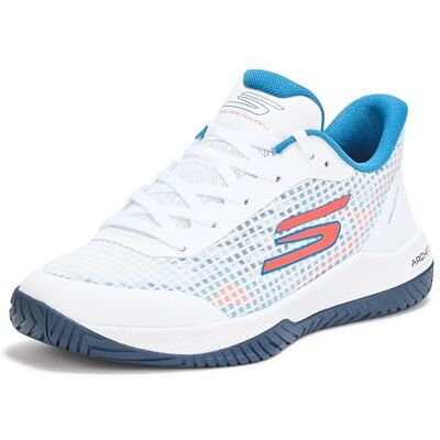 246069 Skechers Męskie sneakersy Viper Court Pro Pickleball, Biały/turkusowy, 12 246069 Skechers Męskie sneakersy Viper Court Pro Pickleball, Biały/turkusowy, 12