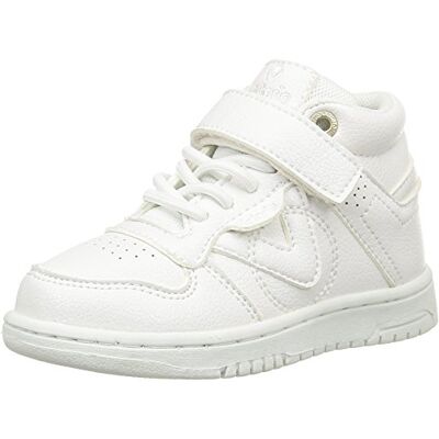 Victoria Unisex dziecięce 112409 wysokie sneakersy, biały biały Blanco 27 EU Victoria Unisex dziecięce 112409 wysokie sneakersy, biały biały Blanco 27 EU