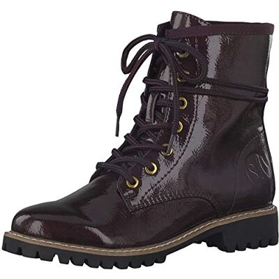 5-5-25256-31_528 s.Oliver Damskie buty Combat Boots 25256-31, czerwony czerwony Bordeaux Pat 528-39 eu 5-5-25256-31_528 s.Oliver Damskie buty Combat Boots 25256-31, czerwony czerwony Bordeaux Pat 528-39 eu