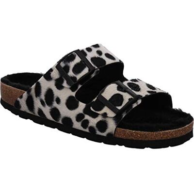 6068_99 Rohde Alba niskie kapcie damskie, czarny czarny, czarny, biały, 99. 36 EU 6068_99 Rohde Alba niskie kapcie damskie, czarny czarny, czarny, biały, 99. 36 EU