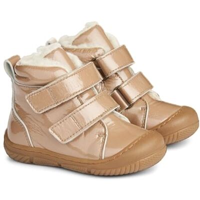 WF318i Wheat Unisex dziecięce buty do nauki chodzenia ze skóry lakierowanej, wełna Snugga Baby 100% patent skóra buty do nauki chodzenia, 9011 beżowy, 26 EU WF318i Wheat Unisex dziecięce buty do nauki chodzenia ze skóry lakierowanej, wełna Snugga Baby 100% patent skóra buty do nauki chodzenia, 9011 beżowy, 26 EU